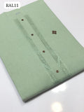 Karandi Khadder Fabric Handmade Tarkashi Work Full Suit With 8 Button