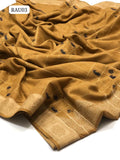 Peshmina Wool Fabric Neat Embroidery Shawl
