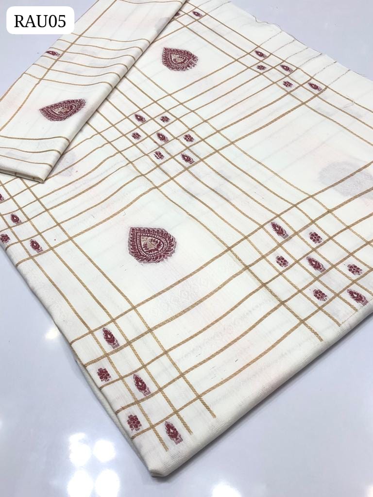 Peshmina Wool Fabric Neat Embroidery Shawl
