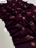 Pashmina Elegant And Beautiful Cross Stich Machine Overall Embroidery Work Shawl
