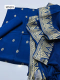 Stuff Stapple Sussi Bnarsi Jacquard Work Shirt And Plain Trouser With Bnarsi Border Jacquard Style Shawl 3Pc Dress