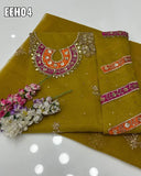 Organza Handmade Zaari Beads And Goota Work  Shirt And Duppata 2 Pc Dress