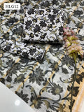 Swiss wail Digital Print Shirt & Trouser Along With Flower Monar Digital Print Dupatta 3Pcs Dress