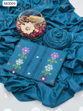 Stuff Pure Lawn Handmade Tarkashi &amp; Cross Stitch Work Shirt With Dupatta Lawn Embroidered And Plain Trouser 3Pc Dress