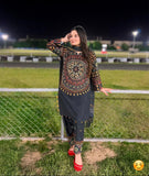 Fine Quality Egyption Lawn Fabric Digital Printed Shirt With Monar Lawn Self Zari Digital Printed Dupatta And Egyption Lawn Digital Printed Trouser 3Pc Dress