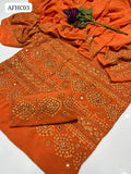 Stuff Corian Jourjat Guddi Tanka Front Jaal Shirt, Along With Corian Jourjat Heavy Palu border Dupatta 2pcs Dress