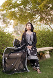 GTM Lawn Computer Pakka Tanka Galla Daman Embroidery Work Shirt With GTM Lawn embroidery Trouser And Chiffon Embroidery Dupatta 3Pc Dress