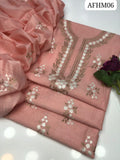 Stuff Paper Cotton Pakka Bor Gala &nbsp;Shirt, Along With Paper Cotton Embroided Dupatta 2pcs Dress