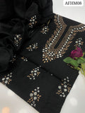 Stuff Paper Cotton Pakka Bor Gala &nbsp;Shirt, Along With Paper Cotton Embroided Dupatta 2pcs Dress