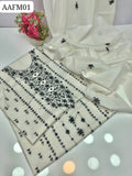 Stuff Lawn Bnarsi Gala With Handmade mirror All Over Embroidery Shirt With Lawn Embroidery Dupatta And Trouser 3PC Dress