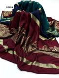 Stuff Pashmina Elegant And Beautiful Bnarsi Shawl