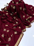 Pashmina Shawl Elegant And Beautiful Bnarsi With Sequence Embriodery Shawl