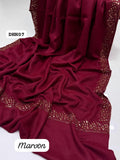 Stuff Pashmina Elegant And Beautiful Stones Work Four Sided Shawls