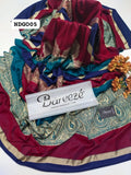 Stuff Soft Pashmina Beautiful Jacquard Multi 3D Shawl