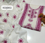 STuff Lawn 70/70 Handmade Afghani Gala Neat Work Botique Style Shirt And Lawn DUpatta With Same Troouser 3PC Dress