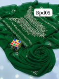 Stuff Bember Crinkle LCD Gotta Gala Bail Shirt, Along With Bember Crinkle Boti Dupatta 2pcs Dress