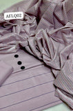 Stuff Soft Cotton Tarkashi Shirt, Plain Trouser Along With Daabi Jacquard Dupatta 3pcs Dress
