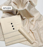 Stuff Soft Cotton Tarkashi Shirt, Plain Trouser Along With Daabi Jacquard Dupatta 3pcs Dress