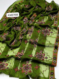 Stuff Pure Krinkle Chiffon Full Heavy Embroidery 9MM Sequence Work Shawl