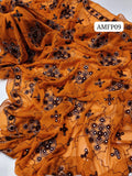Stuff Pure Krinkle Chiffon Full Heavy Embroidery 9MM Sequence Work Shawl