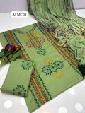 Most Demanding Artical Stuff Soft &nbsp;Lawn Aghwani Gala bail Shirt, Attach Trouser Along With Chiffon tye&amp;Dye Embroided Dupatta 3pcs Dress
