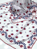 Pure Lawn Chadar Elegant And Beautiful Multani Hand MadeEmbroidered Chadar