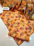 Stuff Swiss Jacquard Digital Print Shirt And Swiss jacquard Digital Print Trouser With Monar Diamond Digital Print Dupatta 3PC Dress