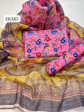 Stuff Swiss Jacquard Digital Print Shirt And Swiss jacquard Digital Print Trouser With Monar Diamond Digital Print Dupatta 3PC Dress