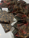 Stuff Swiss Jacquard Digital Print Shirt And Swiss jacquard Digital Print Trouser With Monar Diamond Digital Print Dupatta 3PC Dress