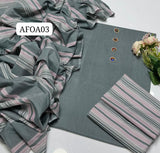 Stuff Khaddi Lawn Plain Shirt,, lining Trouser Along With Khaddi Lawn Patta Dupatta Shawl, &nbsp;3pcs Dress💫