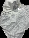 Stuff Pure Lawn Chadar Elegant And Beautiful Multani Hand Made Embroidered With Mirror And Tarkashi Chadar
