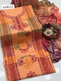Stuff Lawn afghani Miror handmade All Over Embroidery Shirt And Chiffon Tye And Dye Embroidery Dupatta With Lawn Trouser 3PC Dress