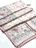 STuff Pure Lawn Chadar Elegant And Beautiful Multani Hand Made Embroidered With Mirror Chadar