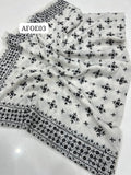 Stuff Swiss Lawn Chawal Shisha Jaal 4 Sided Border &nbsp;With original Mirror heavy work &nbsp;beautifull Chaddar Latest Artical💫