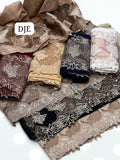 Stuff Swiss Lawn Fabric Elegant And Beautiful Machine Cross Sticht Embroidery Chaddar