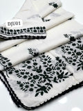 Stuff Pure Lawn Chadar Elegant And Beautiful Multani Hand Made Embroidered Chaddar