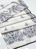 Stuff Pure Lawn Chadar Elegant And Beautiful Multani Hand Made Embroidered Chaddar