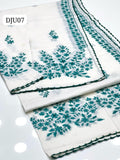 Stuff Pure Lawn Chadar Elegant And Beautiful Multani Hand Made Embroidered Chaddar