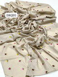 Stuff Pure Lawn &nbsp;Elegant And Beautiful Cross Stitch Embroidery Chaddar