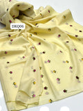 Stuff Pure Lawn &nbsp;Elegant And Beautiful Cross Stitch Embroidery Chaddar
