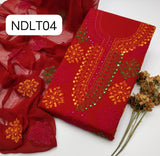Stuff:::: Pure lown100/100 hande made Afgani Gala Jall Neat work Shirt And Plain lawn Trouser With Shafoon Embroidery Dupatta 3PC Dress