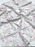 Stuff Pure Lawn Elegant And Beautiful Multani HandMade Embroidery Chaddar Four Side Handmade Lace