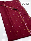 STuff Swiss Lawn Fabric Elegant And Beautiful Machine Embroidery Chaddar