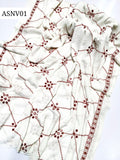 Summer Crinkle Artificial Miror Embroidered Chaddar