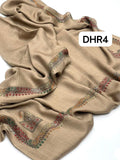 Stuff Pashmina Shawl Elegant And Beautiful Hand Made Kashmiri Embroidery With Block Print Shawl