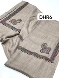 Stuff Pashmina Shawl Elegant And Beautiful Hand Made Kashmiri Embroidery With Block Print Shawl