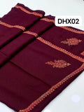 Stuff Pashmina Shawl Elegant And Beautiful Hand Made Kashmiri Embroidery With Block Print Shawl