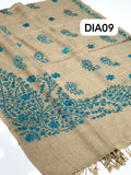 Stuff Swati Pashmina Shawl Elegant And Beautiful Hand Made Multani Embroidery Shawl