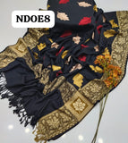 Stuff Best Quality Pure Acrylic Wool Beautiful Ladies Embroider Leaf Style Shawl