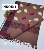 Stuff Best Quality Pure Acrylic Wool Beautiful Ladies Embroider Leaf Style Shawl